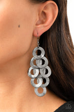 Load image into Gallery viewer, Scattered Shimmer - Black Earring Paparazzi
