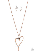 Load image into Gallery viewer, HEARTS So Good - Copper Necklace Paparazzi
