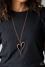 Load image into Gallery viewer, HEARTS So Good - Copper Necklace Paparazzi
