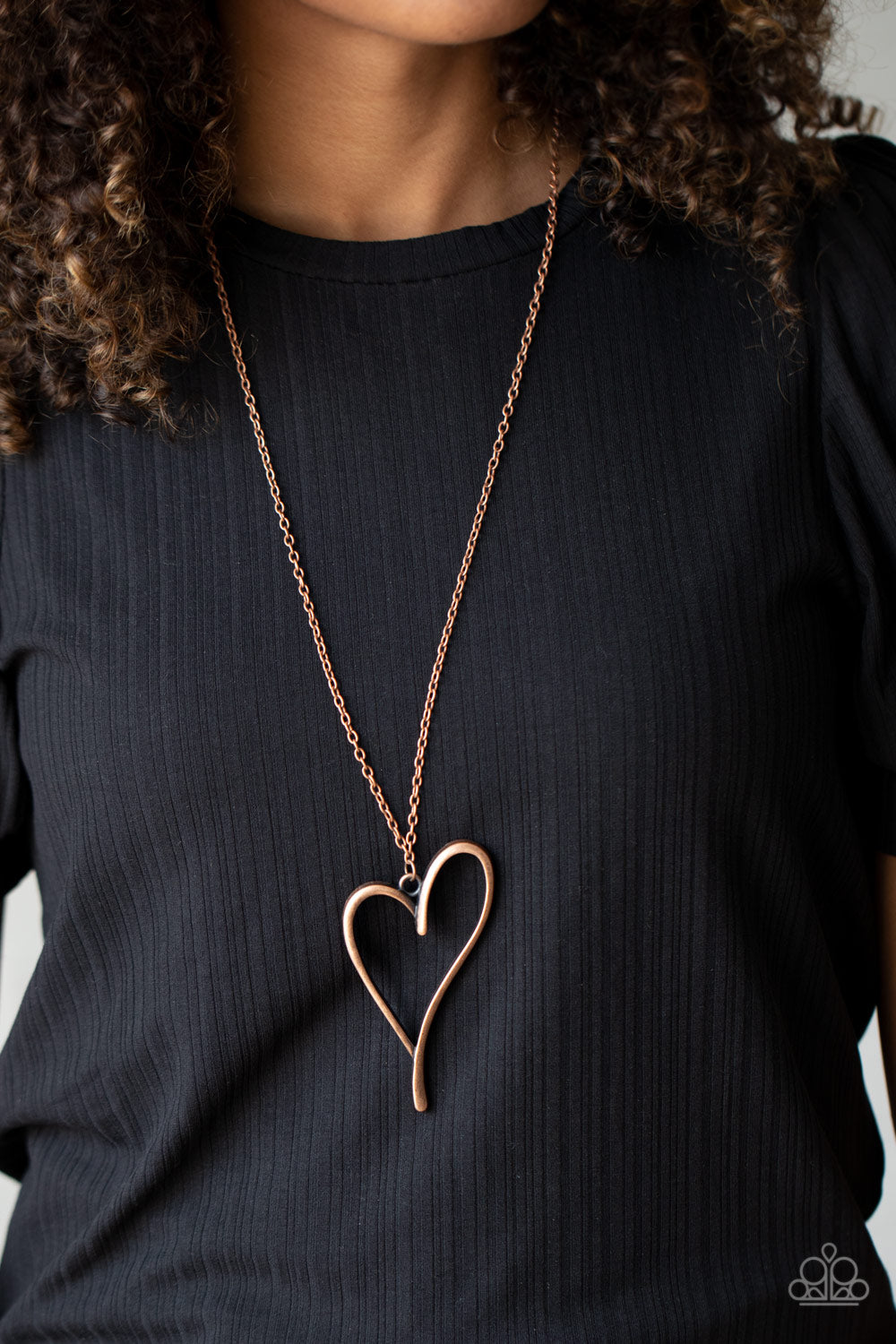 HEARTS So Good - Copper Necklace Paparazzi