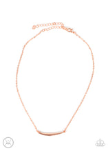 Load image into Gallery viewer, Taking It Easy - Copper Choke Necklace Paparazzi
