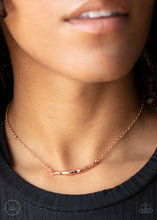 Load image into Gallery viewer, Taking It Easy - Copper Choke Necklace Paparazzi
