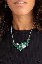 Load image into Gallery viewer, Breathtaking Brilliance - Green Necklace Paparazzi
