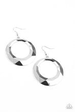 Load image into Gallery viewer, Fiercely Faceted - Silver Earring Paparazzi
