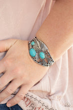 Load image into Gallery viewer, Mojave Moods - Turquoise Stone Bracelet Paparazzi
