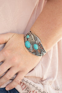 Mojave Moods - Turquoise Stone Bracelet Paparazzi