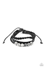 Load image into Gallery viewer, Off-Road Rebel - Black Stone Urban Bracelet Paparazzi
