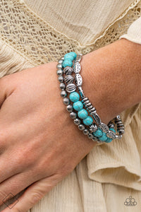 Trail Mix Mecca - Turquoise Bracelet Paparazzi