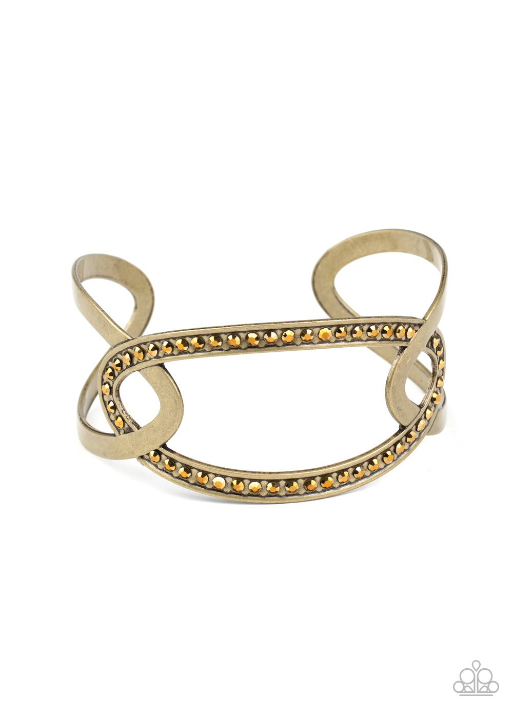 Never A Dull Moment - Brass Bracelet Paparazzi