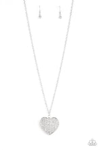 Load image into Gallery viewer, Paparazzi Have To Learn The HEART Way - White Necklace
