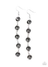 Paparazzi Earring ~ Trickle Down Twinkle - Silver
