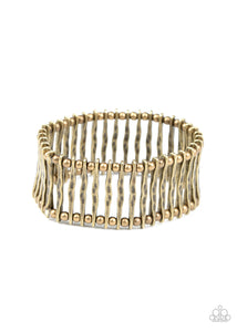 Rustic Rebellion - Brass Bracelet Paparazzi