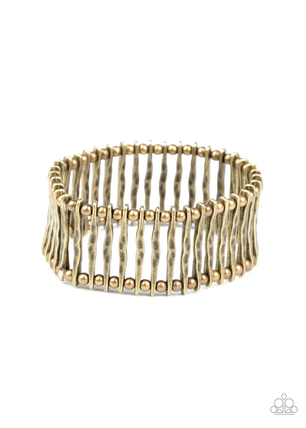 Rustic Rebellion - Brass Bracelet Paparazzi