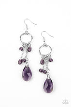 Load image into Gallery viewer, Glammed Up Goddess - Purple Earring Paparazzi
