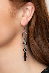 Glammed Up Goddess - Purple Earring Paparazzi
