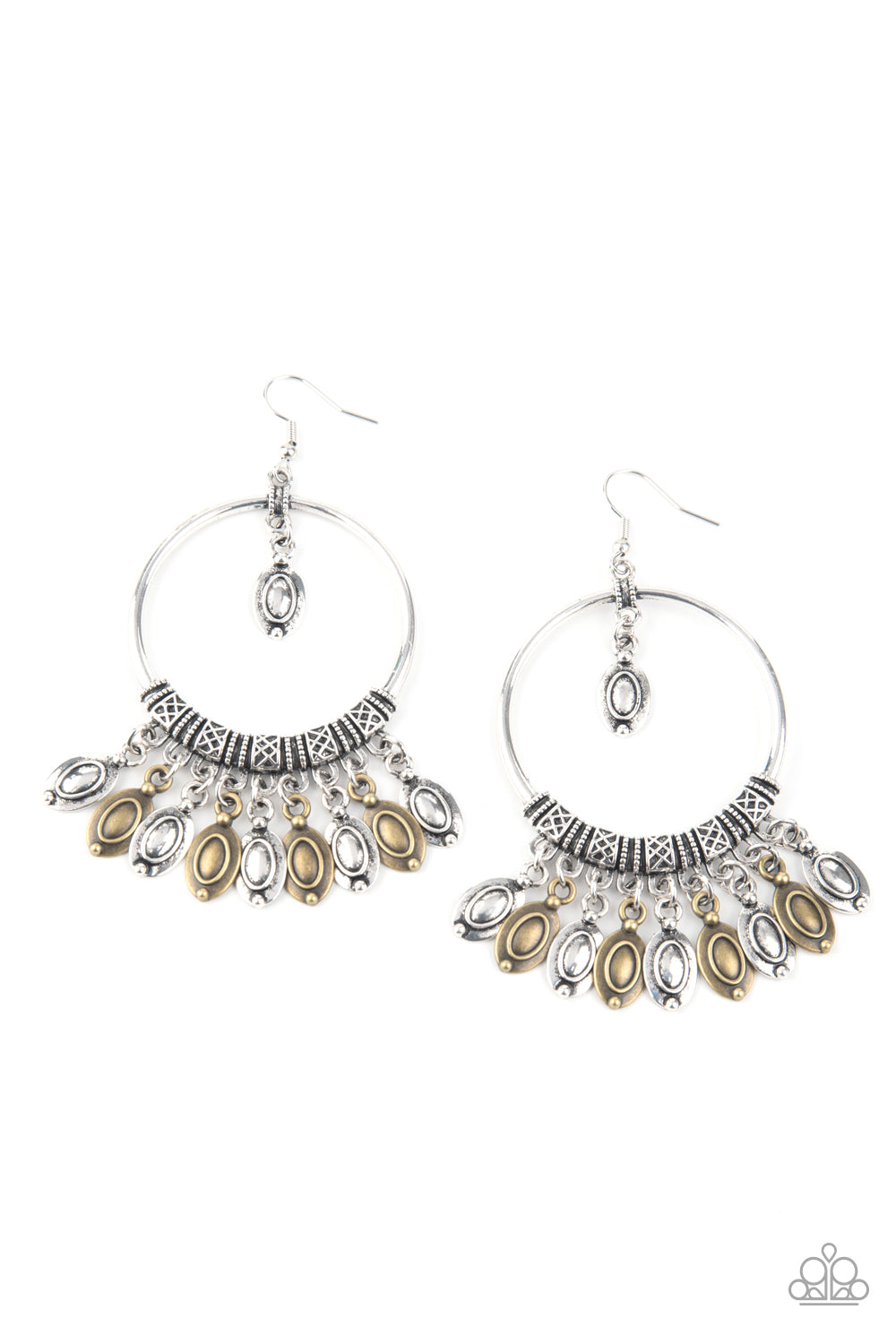 Metallic Harmony - Multi Earring Paparazzi