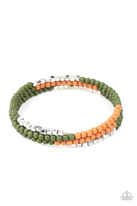 Spiral Dive - Green Bracelet Paparazzi