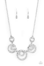 Load image into Gallery viewer, Paparazzi Total Head-Turner - White Rhinestone Necklace
