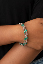 Load image into Gallery viewer, Paparazzi Ethereally Entangled - Green Bracelet
