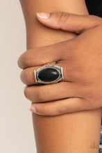 Load image into Gallery viewer, Desert Healer - Black Stone Ring Paparazzi
