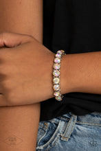 Load image into Gallery viewer, Paparazzi Sugar-Coated Sparkle - Multi Iridescent Rhinestone Bracelet
