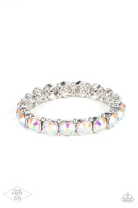 Paparazzi Sugar-Coated Sparkle - Multi Iridescent Rhinestone Bracelet