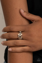 Load image into Gallery viewer, Leafy Luster - Orange Moonstone Ring Paparazzi

