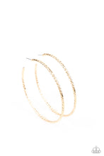 Load image into Gallery viewer, Voluptuous Volume - Gold Hoop Earring  Paparazzi
