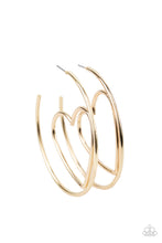 Load image into Gallery viewer, Love At First BRIGHT - Gold Hoop Earring
