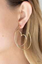 Load image into Gallery viewer, Love At First BRIGHT - Gold Hoop Earring
