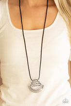 Load image into Gallery viewer, Rise and SHRINE - Black Suede Necklace Paparazzi
