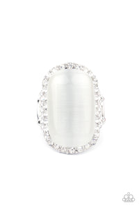 Thank Your LUXE-y Stars - White Moonstone Ring Paparazzi