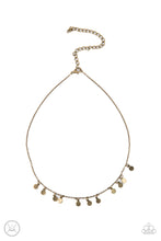 Load image into Gallery viewer, Paparazzi Ready, Set, DISCO! - Brass Necklace
