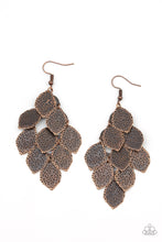 Load image into Gallery viewer, Loud and Leafy - Copper Earring Paparazzi
