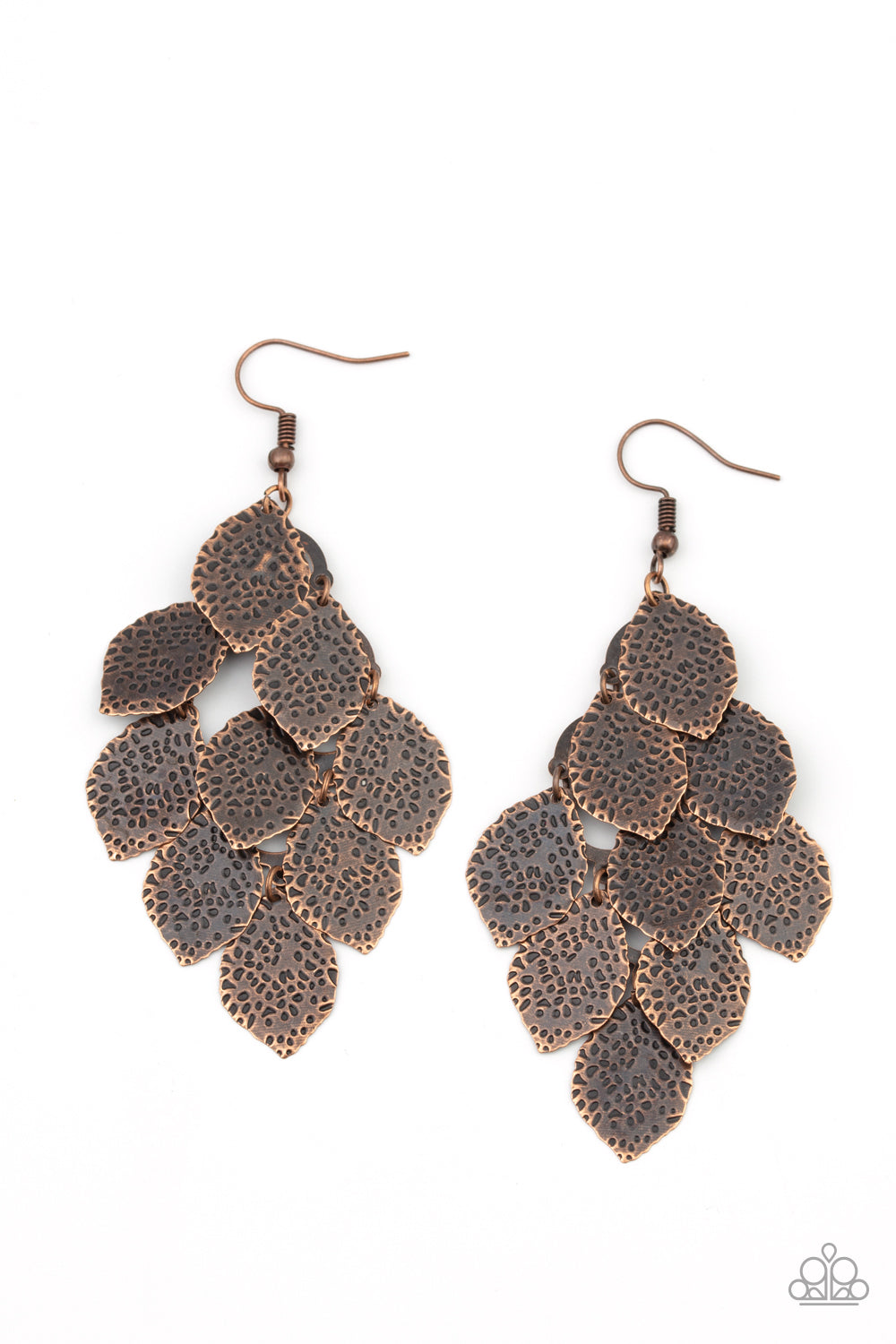 Loud and Leafy - Copper Earring Paparazzi