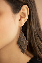 Load image into Gallery viewer, Loud and Leafy - Copper Earring Paparazzi
