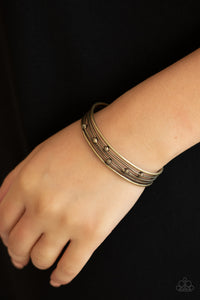 Extra Expressive - Brass Bracelet Paparazzi