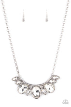 Load image into Gallery viewer, Paparazzi Never SLAY Never - White Rhinestone Necklace
