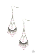 Load image into Gallery viewer, First In SHINE - Pink Earring Paparazzi
