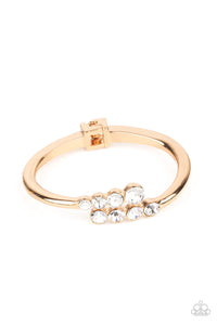 Paparazzi Defying Dazzle - Gold Bracelet