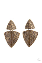 Load image into Gallery viewer, PRIMAL Factors - Brass Earring Paparazzi
