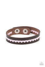 Load image into Gallery viewer, Made With Love - Pink Leather Band Paparazzi
