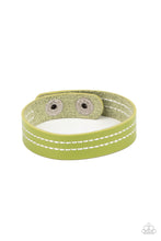 Load image into Gallery viewer, Life is WANDER-ful - Green Leather Bracelet Paparazzi
