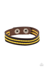 Load image into Gallery viewer, Show The Way - Yellow Leather Bracelet Paparazzi
