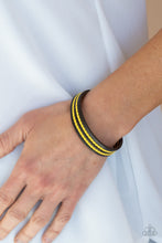 Load image into Gallery viewer, Show The Way - Yellow Leather Bracelet Paparazzi
