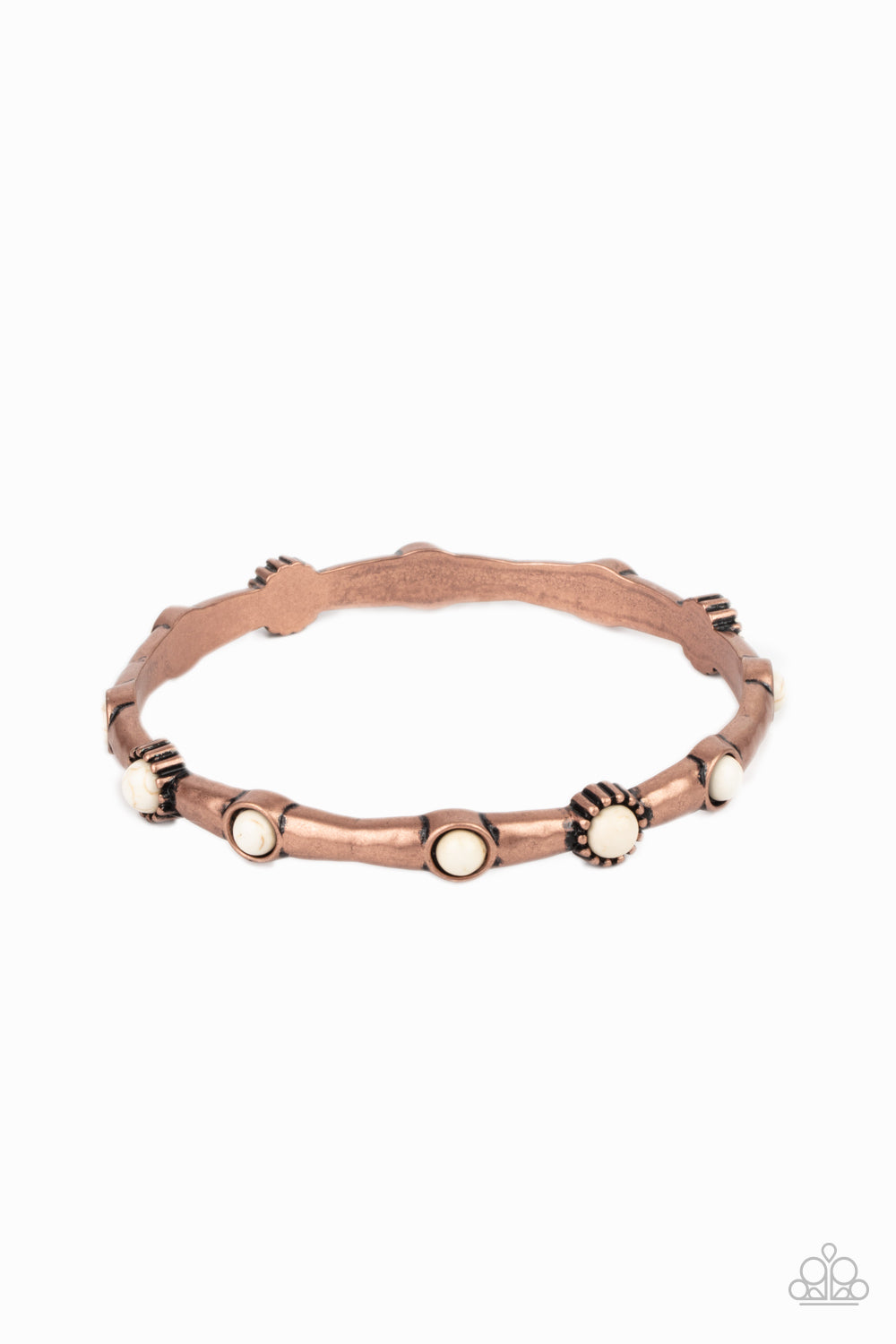 Rebel Sandstorm - Copper Bangle Paparazzi