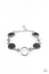 Musical Mountains - Black Stone Bracelet Paparazzi