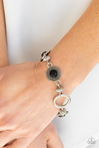 Musical Mountains - Black Stone Bracelet Paparazzi