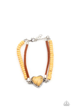 Load image into Gallery viewer, Paparazzi Charmingly Country - Yellow Stone Bracelet
