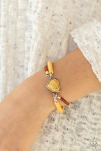 Load image into Gallery viewer, Paparazzi Charmingly Country - Yellow Stone Bracelet
